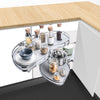 Kitchen Blind Corner Pull-Out Shelving Unit Swing Tray for 900-1000mm Cabinet UK