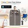 Portable Steam Sauna Spa Household Sauna Tent 3L Stainless Steel Steamer w/Timer