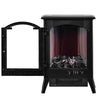 Electric Fireplace Fire Wood Flame Heater Stove Living Room Log Burner Fan Heat
