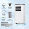 4 in 1 Portable Air Conditioner 8,000 BTU WiFi Enabled AC Unit Remote Control