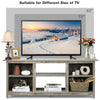 TV Stand for TVs up to 65 Inches Wooden Modern TV Console Table W/6 Open Storage