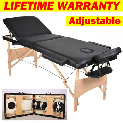 Massage Couch Bed Beauty Salon Table Chair Tattoo Therapy Table Recline Adjust