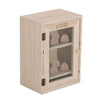 Rustic Style Egg Holder Cabinet Cupboard Wooden 2 Tier 12 Eggs Rack Storage Box