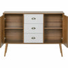 Modern Sideboard Buffet 2 Doors 3 Drawers Storage Cabinet Cupboard for Hallway
