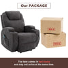 Power Lift Chair Electric Riser Heated Armchair Massage Cinema Recliner Sofa QW
