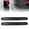 2Pcs/Set Car Carbon Fiber Anti-rub Strip Bumper Corner Protector Guard Unique