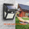 Solar Power Motion Sensor Garden Outdoor Floodlight LED PIR Security Light Save