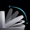 Soft Close Toilet Seat White Bathroom V Shape WC Heavy Duty Seats Anti Slam