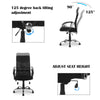 Ergonomic Home Office Study Chair Computer Desk Chair with Back Support & Wheels