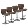1/2/4/6x Bar Stools Gas Lift Swivel Faux Leather Kitchen Breakfast Counter Salon