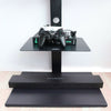 Swivel Floor TV Stand with Mount for Most 32-65 inch Flat Screen Corner Bracket