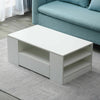 Coffee Table Storage High Gloss 2 Drawers Living Room Furniture White Black UK