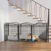 Foldable Modular Dog Pen Puppy Playpen Whelping Garden Fence Dog Barrier 8 Panel