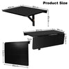 80x60CM Wall-mounted Drop-leaf Table Folding PC Laptop Desk Wooden Kitchen Desk