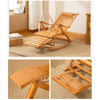 Sun Lounger Garden Chair Nap Chair Foldable Deck Rocking Chair with Foot Massage