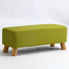 Linen Fabric Footstool Foot Rest Stool Pouffe Ottoman Seat Living Room Furniture