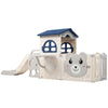 3 in1 multifunctional Children's Slide Playpen Cabin Table Set for Kids Toddlers