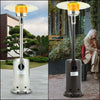 13KW Outdoor Gas Patio Heater Free Standing Garden Heaters with Portable Wheels