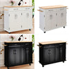 Mobile Kitchen Island Trolley Cart Storage Home Restaurant Serving Rack Carts