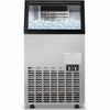 Ice Maker Machine Stainless Steel Ice Cube Maker Self-Cleaning Ice Machine