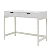 PC Laptop Computer Desk Office Workstation Writing Table Storage Drawers White