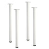 4 Pcs 72cm Adjustable Metal Coffee Table Bar Legs Desk Support Stand Office Home