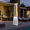 Electric Pyramid Patio Heater 42,000 BTU Outdoor Heater w/ Tip-Over Protection