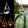 6-36PC Glass Teardrop Shaped Tea light Candle Holders Bauble Wedding Centerpiece