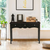 Console Table Modern Accent Sofa Side Table w/3 Drawers Narrow Dressing Desk