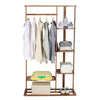 Industrial Vintage Clothes Rail Garment Rack Open Display Shelf Spacious Storage