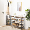 Shoe Rack Shoe Storage Organizer/Coat Rack Stand Entryway Storage Shelf