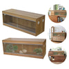 Large Reptie Snake Lizard Housing Vivarium Repti-Home Habitat Wooden House Nest