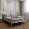 4ft6 Double Pine High End Bed Frame Wooden in White