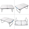 Aluminium Portable Folding Lightweight Camping Low Picnic Table Garden Party UK