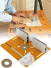 Router Table Insert Plate Aluminum Alloy Portable Milling Machine Flip brovW