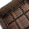 4PCS Brown Rattan Garden Furniture Set Patio Outdoor Sofa Table Chairs Set Home
