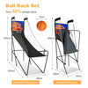 Folding Arcade Basketball Game Kids Basketball Game Machine W/ Electronic Scorer