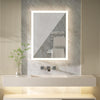 LED Illuminated Bathroom Mirror Cabinet with Shelf Storage 500x700 Wall Mounted