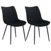 Dining Chairs Set of 4 pcs Kitchen Counter Chairs Lounge Leisure Velvet