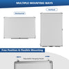 Double Sided Magnetic Whiteboard Aluminum Hanging Board W/ Magnets Pens & Eraser