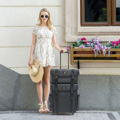 Extra Large Detachable Makeupcase Hairdressing Vanity Beauty Trolley Storage Box