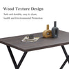 Modern Wood Dining Table Kitchen Dining RoomTable with X/U Shaped Metal Legs