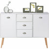 Modern Sideboard Buffet 2 Doors 3 Drawers Storage Cabinet Cupboard for Hallway