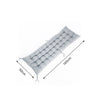 Outdoor Sun Lounger Cushion Pads Garden Soft Recliner Chair Cotton Seat Pad Grey