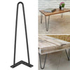 New 16inch Hairpin Legs Hair Pin Legs Set for Furniture Bench Desk Table Metal