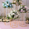 Wedding Flower Stand Pedestal Metal Backdrop Art Vases Column 40-100cm Tall Rack