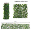 Expanding Willow Trellis Artificial Leaf Garden Fence Window Door Privacy Screen
