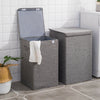 Large Laundry Baskets Washing Clothes Storage Folding Basket Bin Box With Lid UK