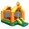 Inflatable Bounce House Kids Cute Castle Jumping Bouncer W/ Basketball Rim & Bag