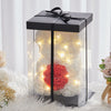 LED FOAM ROSE BEAR ARTIFICIAL FLOWER ROSE TEDDY BEAR DOLL FADDISH LOVE GIFT BOX